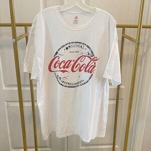 Coca Cola Red and White Logo Tee